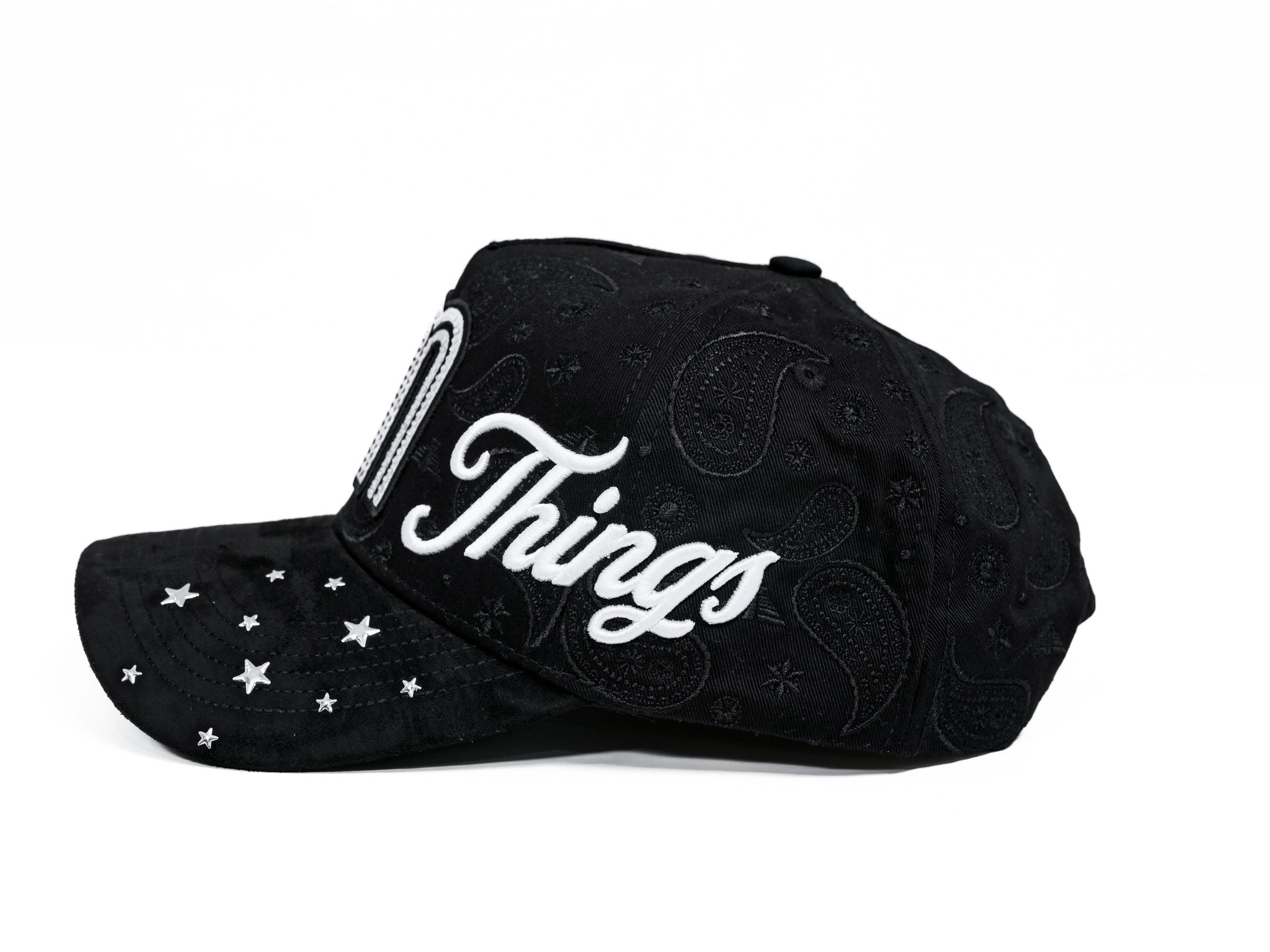 Sangre Azteca — White on Black Paisley – Mijo Things